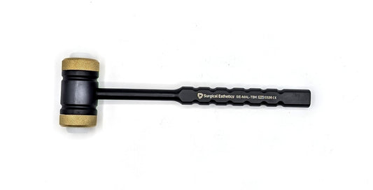 Mallet - Mead Style, Nylon Heads, Titanium Nitride Coated