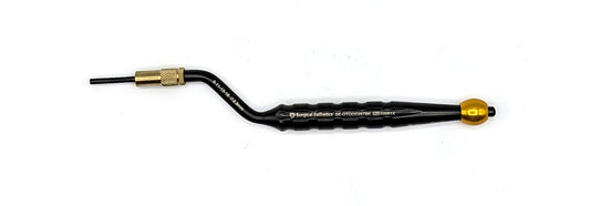 2.8mm Osteotome - Concave Tip, Offset Handle with Stopper, Titanium Nitride Coated