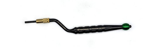 3.3mm Osteotome - Concave Tip, Offset Handle with Stopper, Titanium Nitride Coated