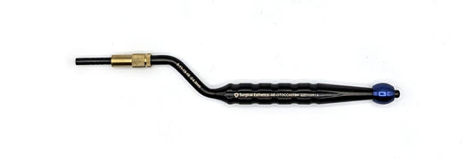 4.3mm Osteotome - Concave Tip, Offset Handle with Stopper, Titanium Nitride Coated