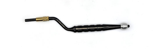 5.0mm Osteotome - Concave Tip, Offset Handle with Stopper, Titanium Nitride Coated